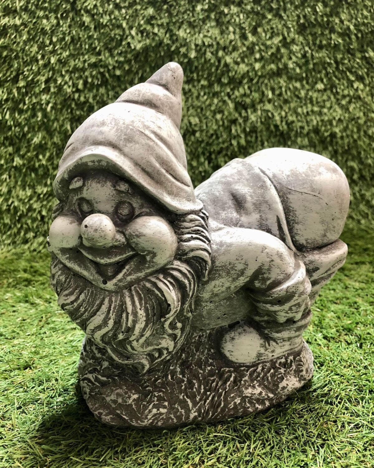 Shar Pei Welcome Concrete Garden Ornament