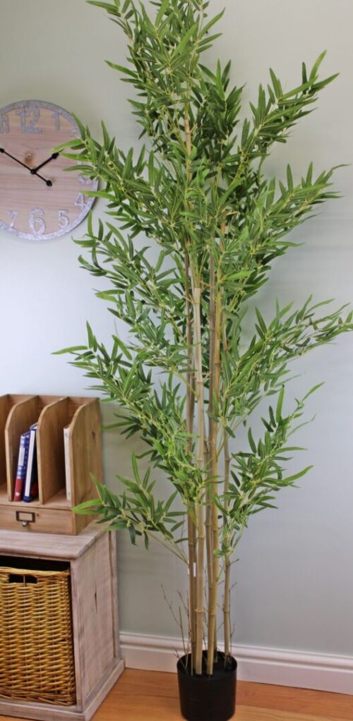 Artificial Bamboo Tree with 7 Real Bamboo Stems 200cm