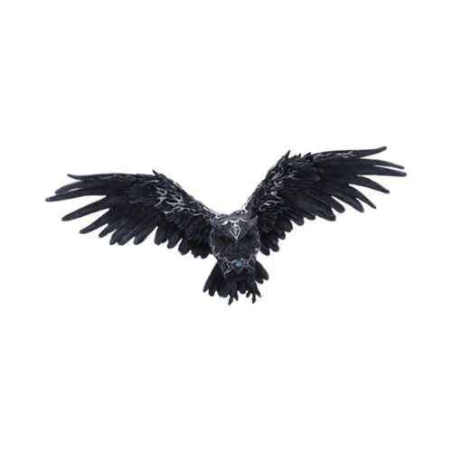 Dark Feather Owl Wall Plaque 55cm