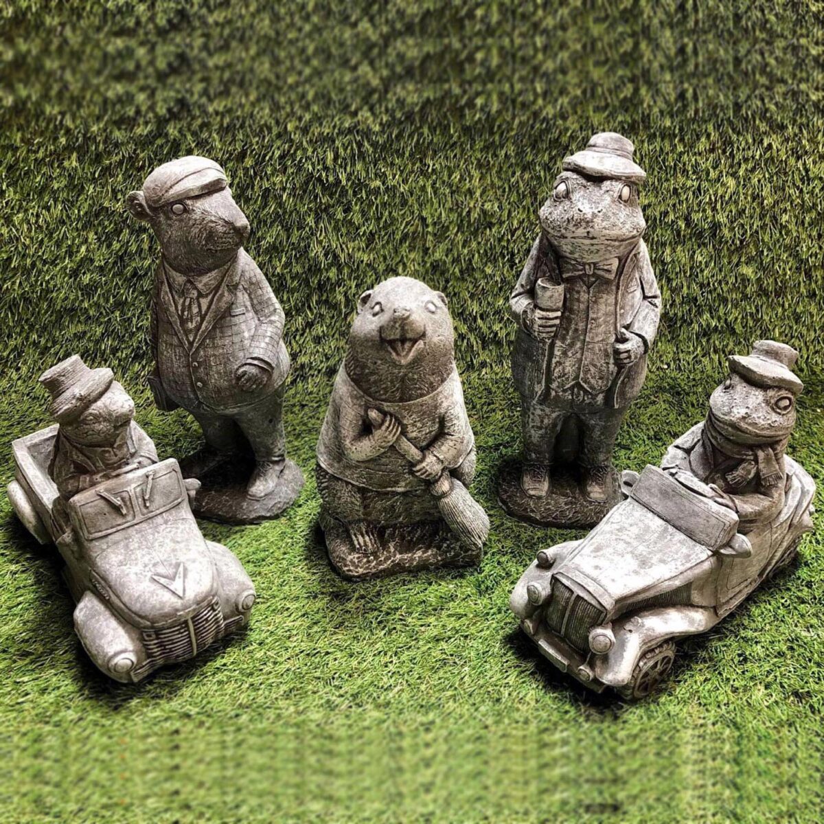 Wind In The Willows Toad Concrete Statue