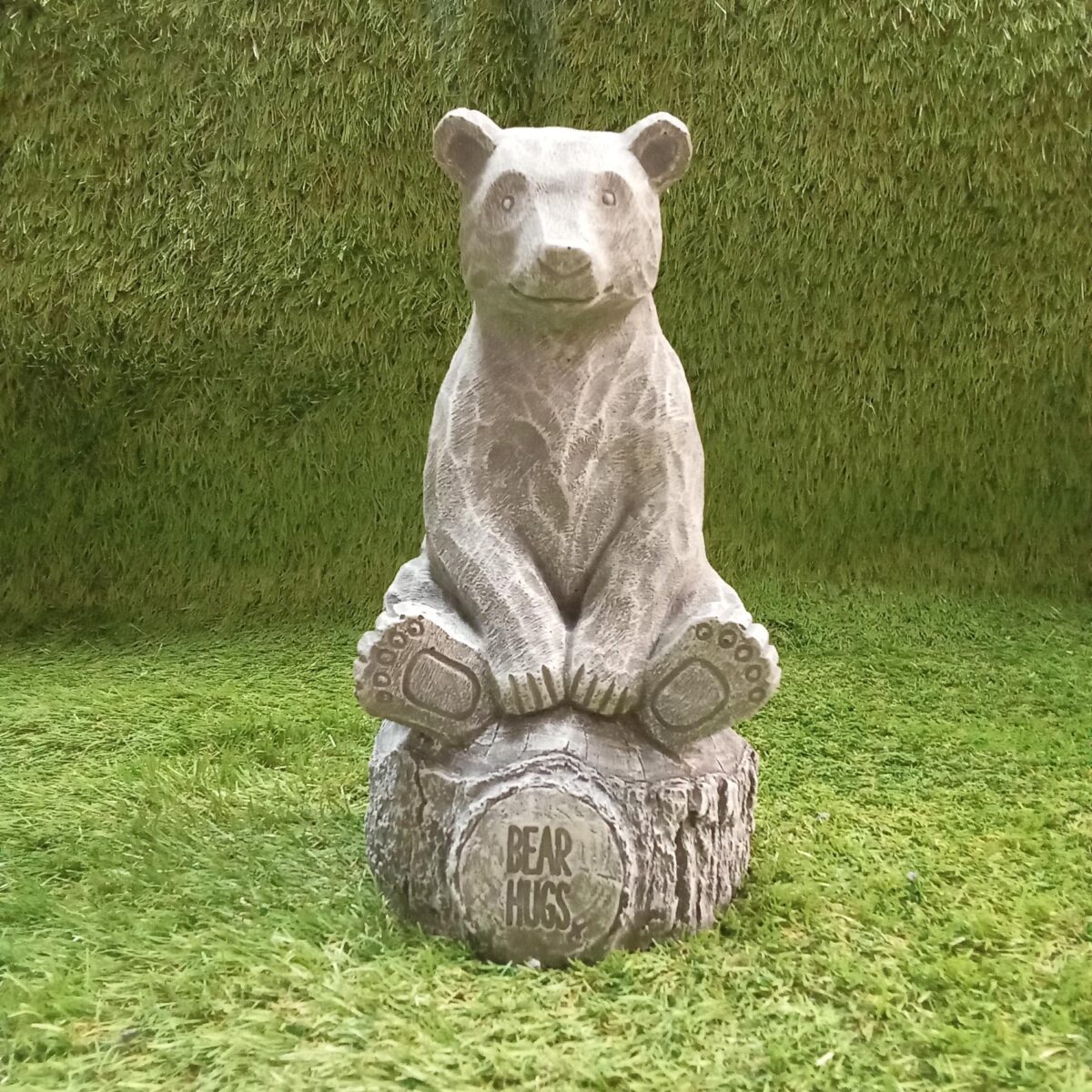 Bear Hugs Sitting Bear Concrete Garden Ornament